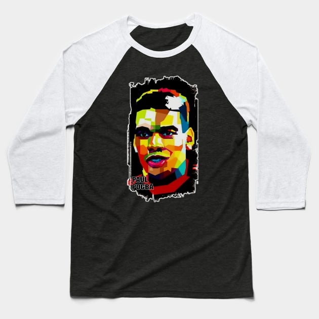 Paul Pogba Baseball T-Shirt by WPAP46